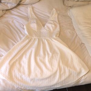 White cocktail dress